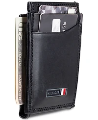 Tommy Hilfiger Men's Edisto Magnetic Leather Wallet