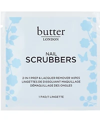 butter London Nail Scrubbers 2-In-1 Prep & Lacquer Remover Wipes