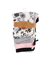 Touched by Nature Baby Girls Soft Natural Cotton Bottoms