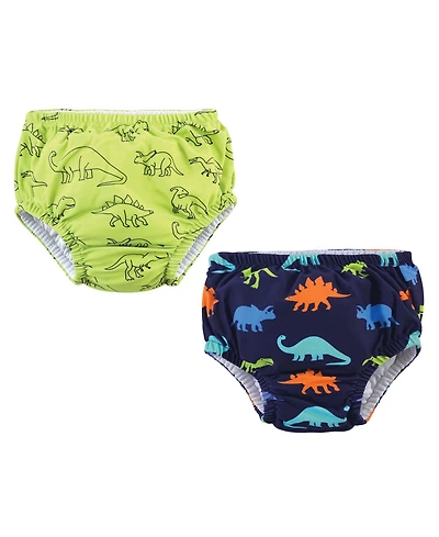 Hudson Baby Boys Swim Diapers, Whale Anchor, 12-18 Months