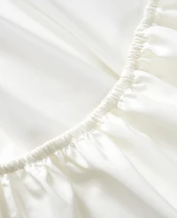 Nautica Solid Cotton Rich Blend Fitted Sheet