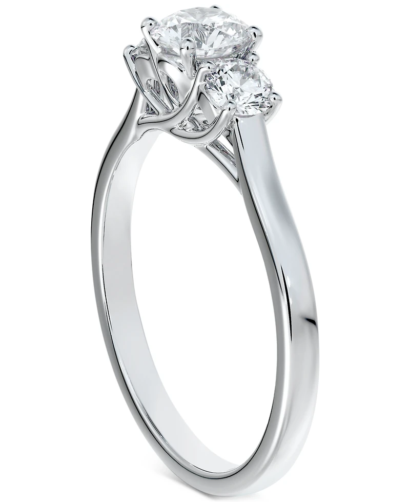 Portfolio by De Beers Forevermark Diamond Three Stone Engagement Ring (3/4 ct. t.w.) 14k White or Yellow Gold