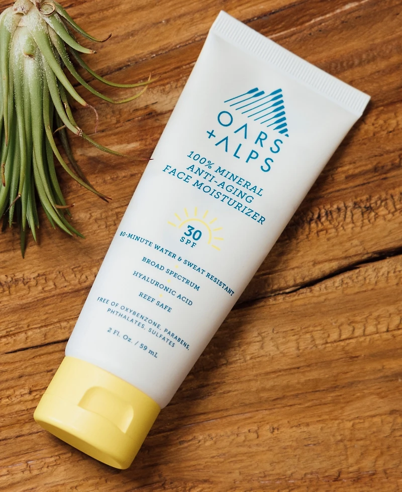 Oars + Alps 100% Mineral Anti-Aging Face Moisturizer Spf 30, 2-oz.