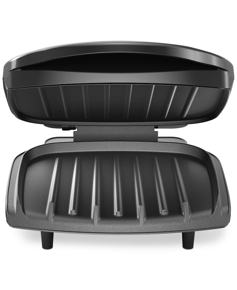 George Foreman 2-Serving Classic Plate Electric Indoor Grill & Panini Press