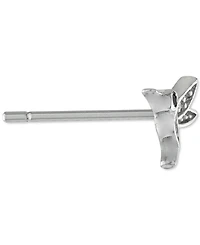 Mixed Color Pave Small Bird Stud Earrings in Sterling Silver, Macy's Exclusive