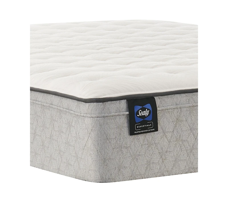 Sealy Essentials Winter Green 12" Soft Euro Top Mattress- Queen