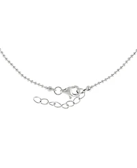 Giani Bernini Cubic Zirconia Moon & Star Charm Ankle Bracelet in Sterling Silver, Created for Macy's