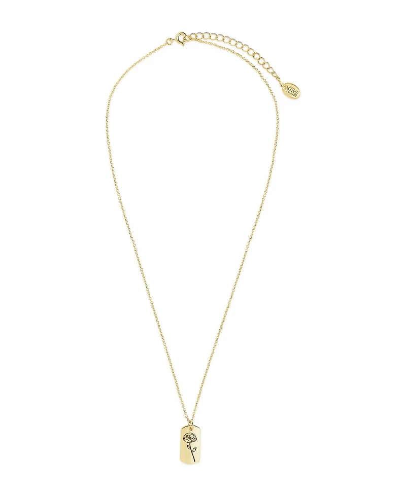 Women's Birth Flower Necklace