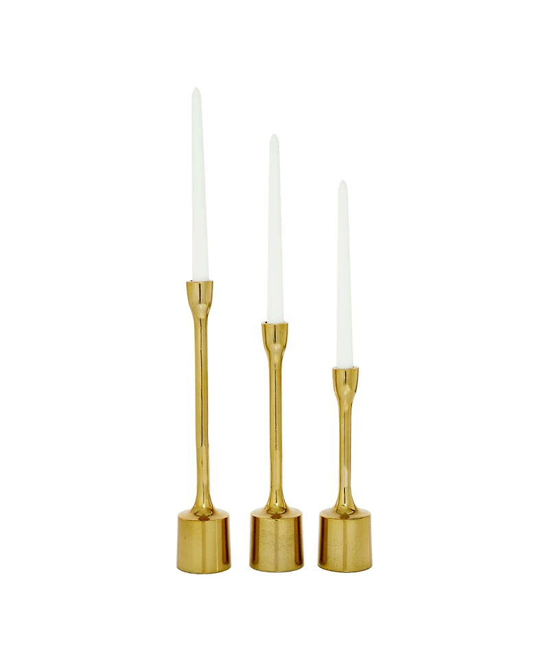 CosmoLiving by Cosmopolitan Candle Holder, Set of 3