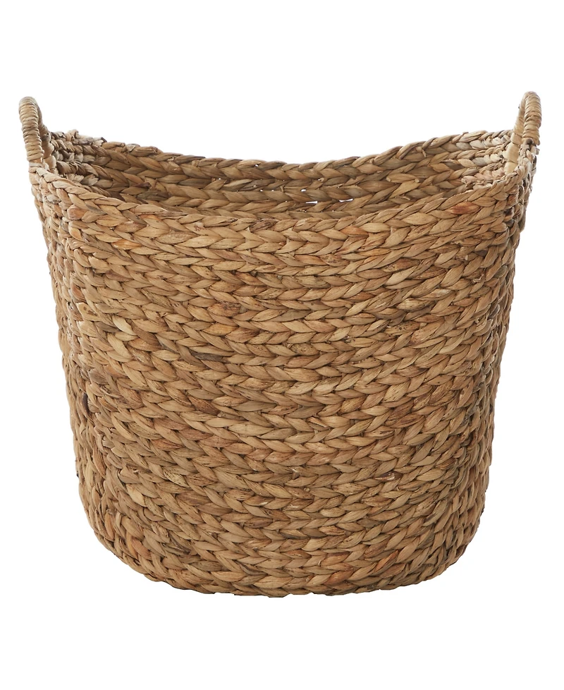 Brown Sea Grass Contemporary Storage Basket, 19 " x 20 " x 18 "