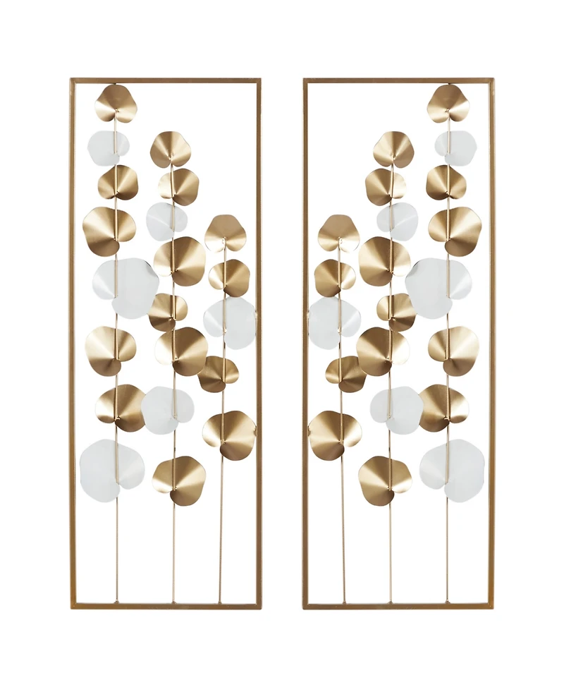 Modern Floral Wall Decor, Set of 2