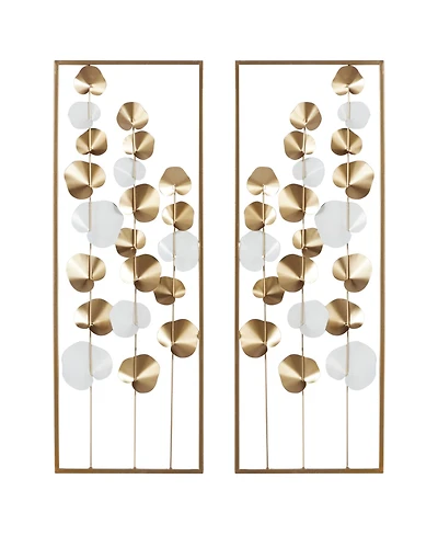 Modern Floral Wall Decor, Set of 2