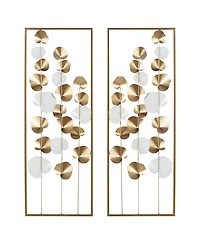 Modern Floral Wall Decor, Set of 2