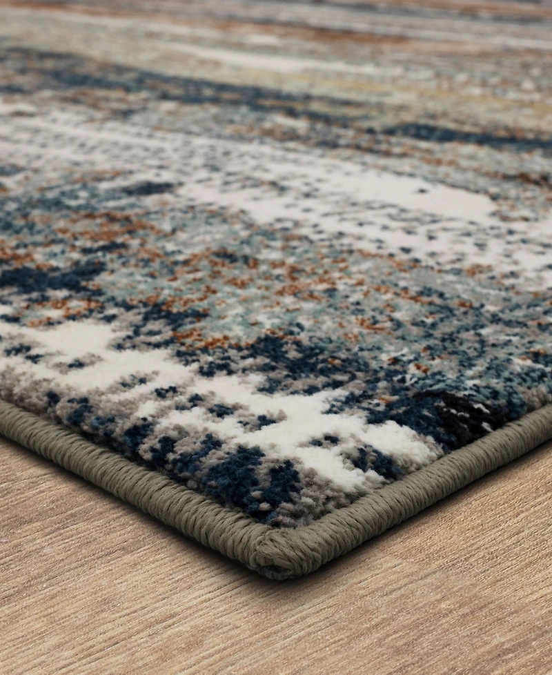 Closeout! Karastan Epiphany Colorful Waves 5'3" x 7'10" Area Rug