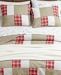 Eddie Bauer Camano Island Plaid 3-Pc. Quilt Set, King