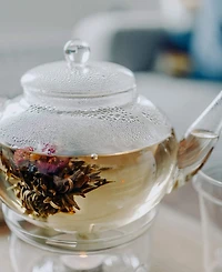 Grosche Monaco Glass Teapot with Glass Tea Infuser, 42 fl oz Capacity
