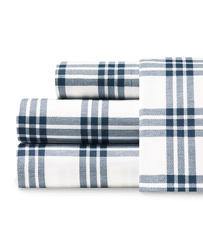 Eddie Bauer Printed 100% Cotton Percale 3-Pc. Sheet Set