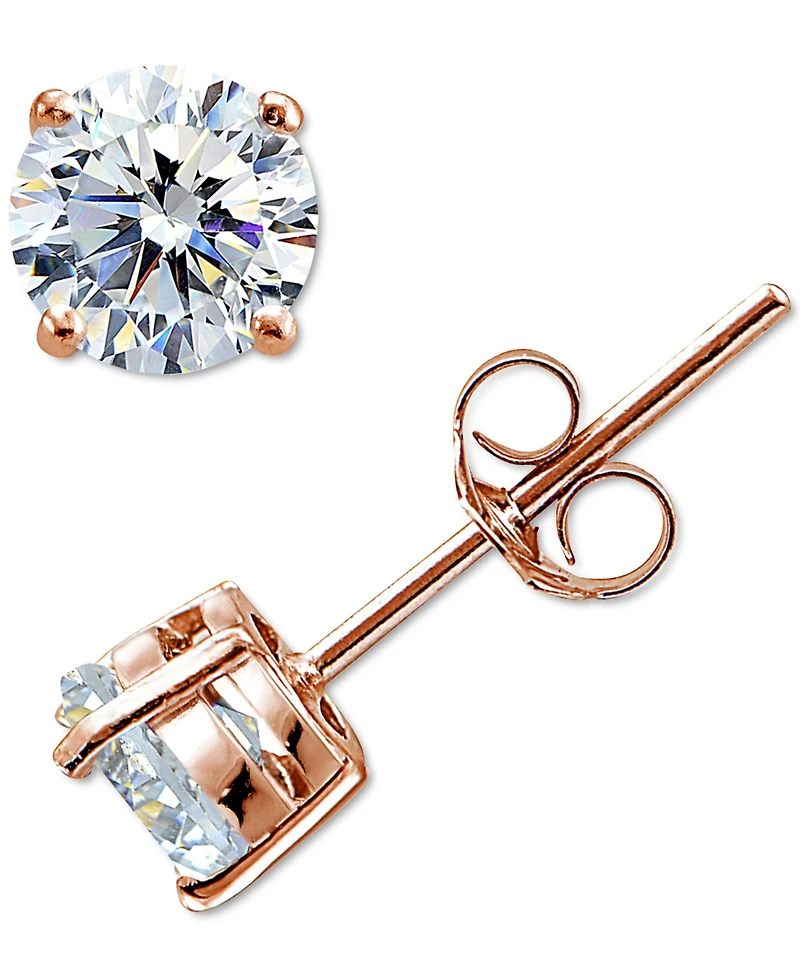Giani Bernini Cubic Zirconia Sterling Silver Stud Earrings, Created for Macy's