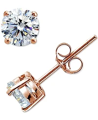 Giani Bernini Cubic Zirconia Sterling Silver Stud Earrings, Created for Macy's