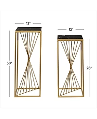Contemporary Accent Table, Set of 2