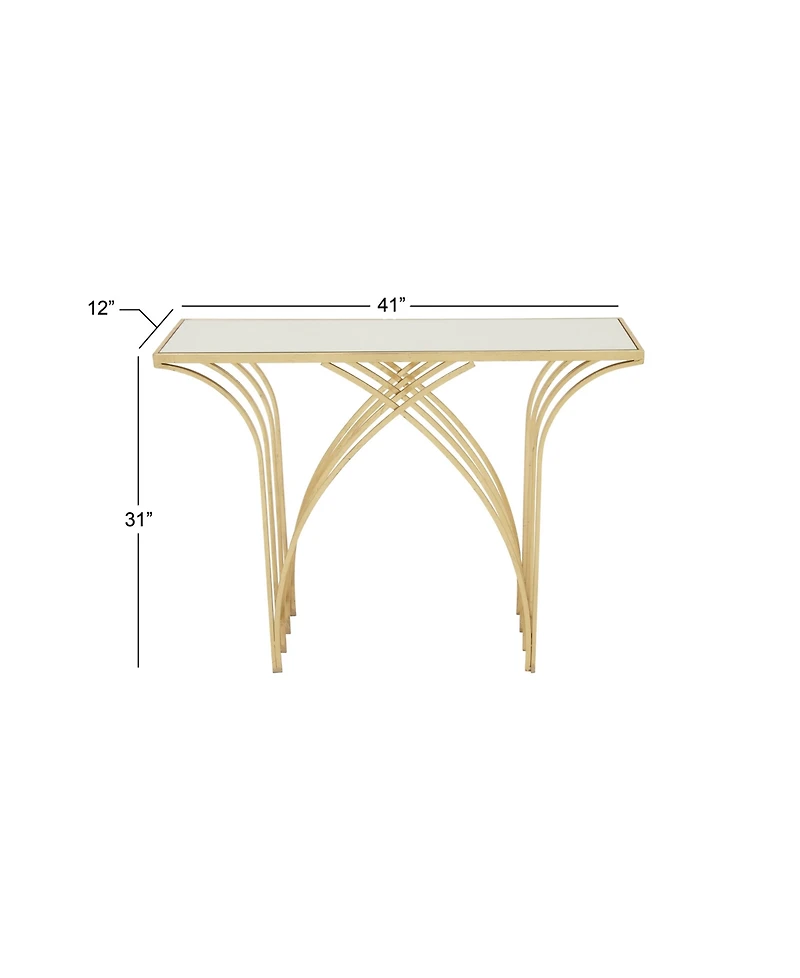 Modern Metal Console Table