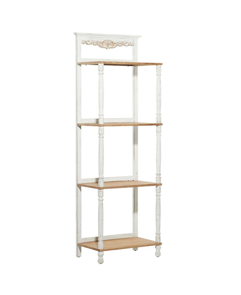 Wood Farmhouse Shelving Unit