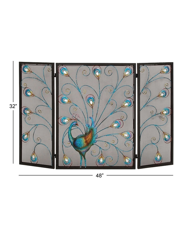 Eclectic Fireplace Screen