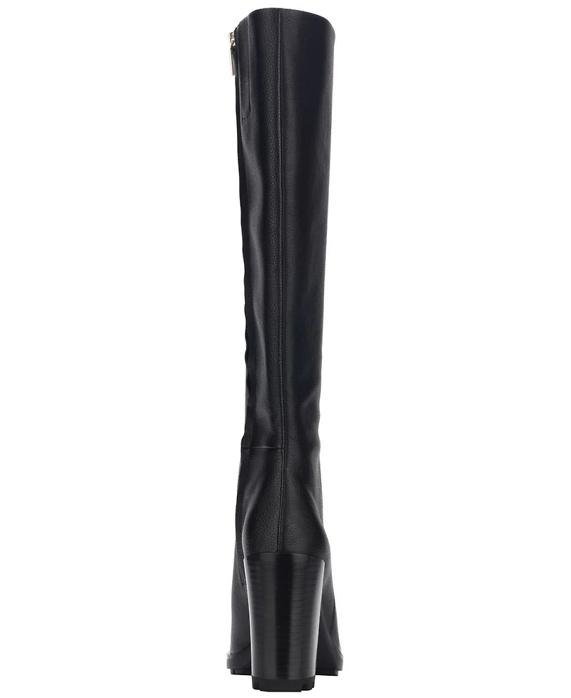 Kenneth Cole New York Women's Justin 2.0 Lug Sole Tall Knee High Boots