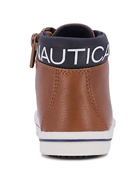 Nautica Toddler Boys Bowenswarf Casual Padded Collar High-top Sneaker