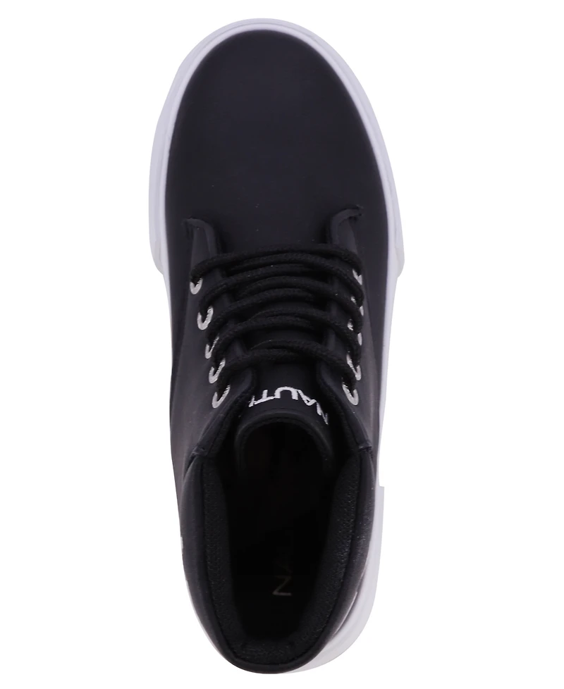 Nautica Big Boys Wharf Harbour Padded Collar Casual High-top Sneaker
