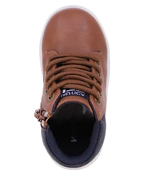 Nautica Toddler Boys Bowenswarf Casual Padded Collar High-top Sneaker