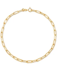 Giani Bernini Paperclip Link Ankle Bracelet, Created for Macy's