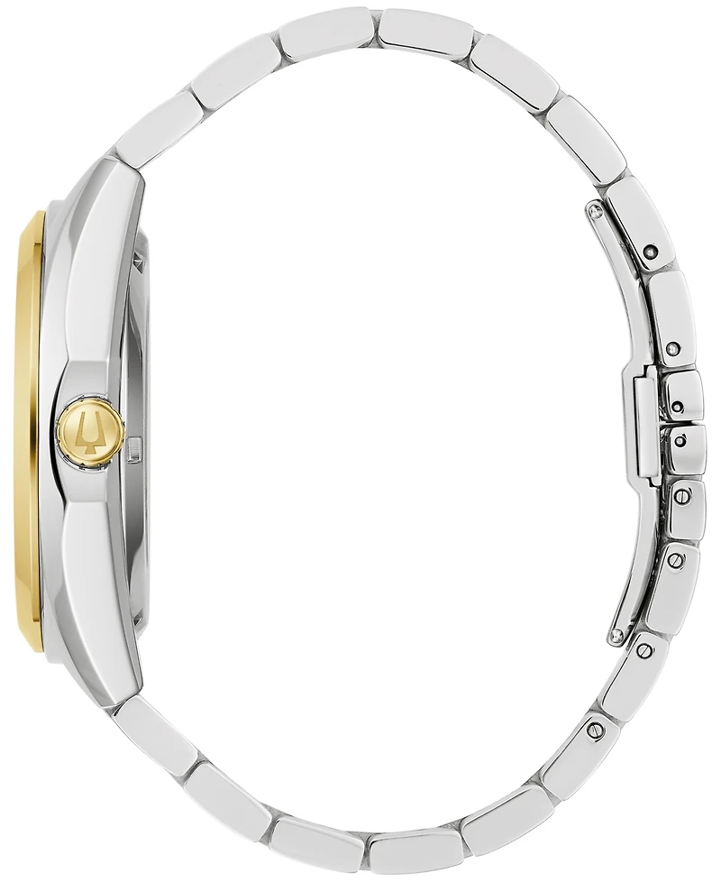 Bulova Men's Automatic Surveyor Gold-Tone Stainless Steel Bracelet Watch 42mm