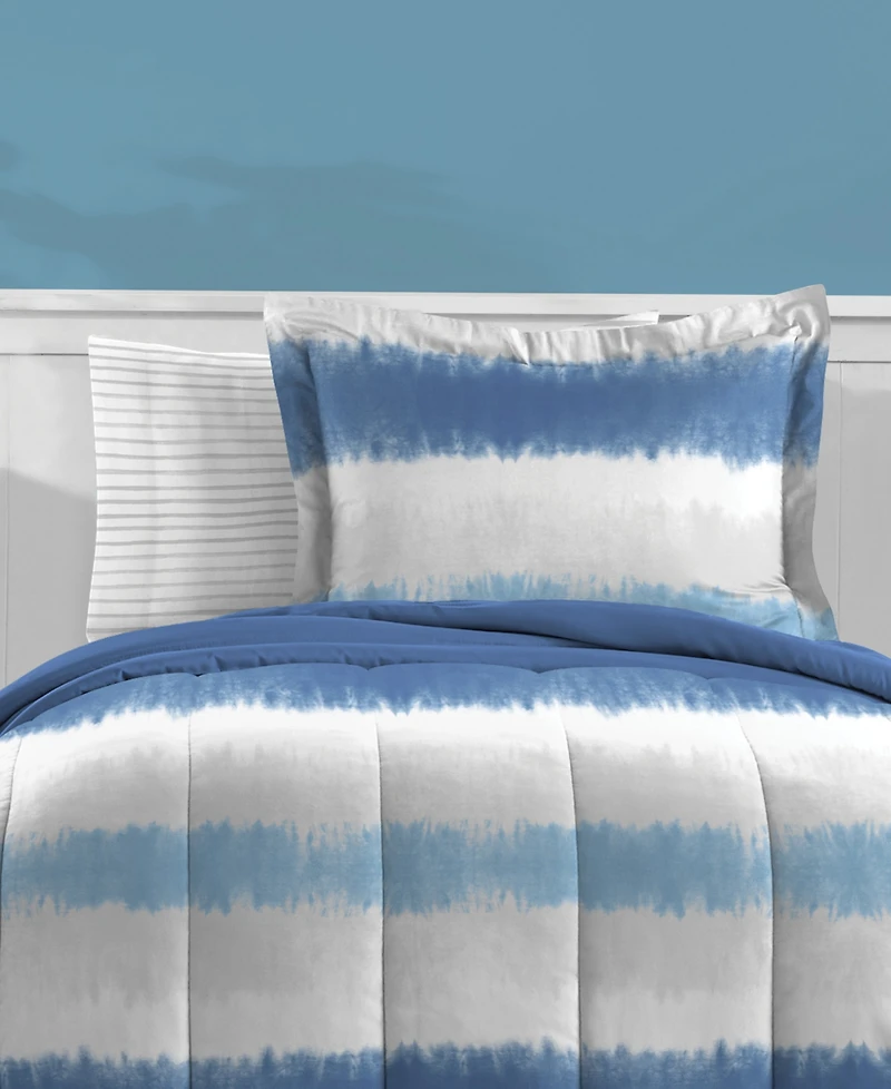 Dream Factory Tie Dye Stripe 5-Pc. Comforter Set, Twin