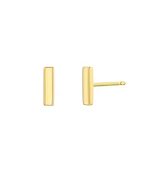 Zoe Lev 14k GoldBar Stud Earrings