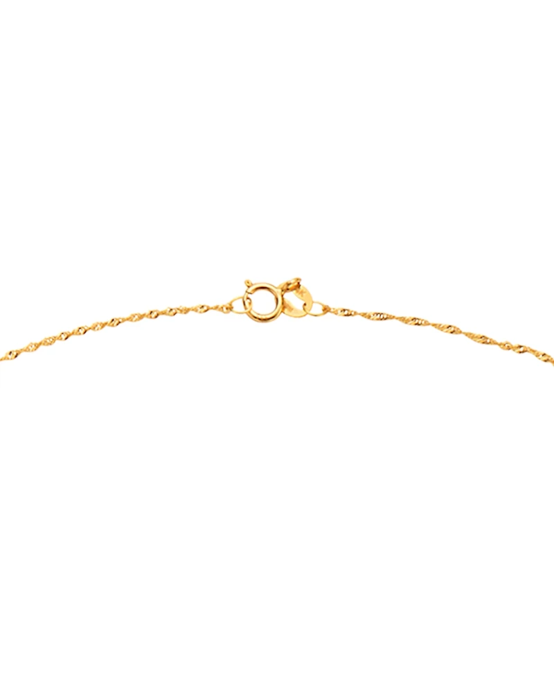 Effy Cultured Freshwater Pearl (5-1/2mm) 18" Statement Necklace in 14k Gold