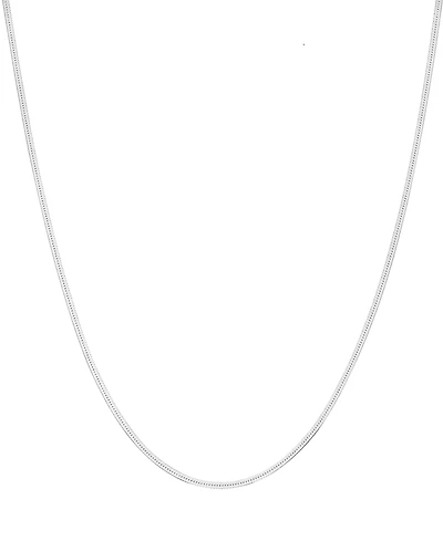 Giani Bernini 20" Herringbone Chain in 18K Gold over Sterling Silver Necklace and Sterling Silver