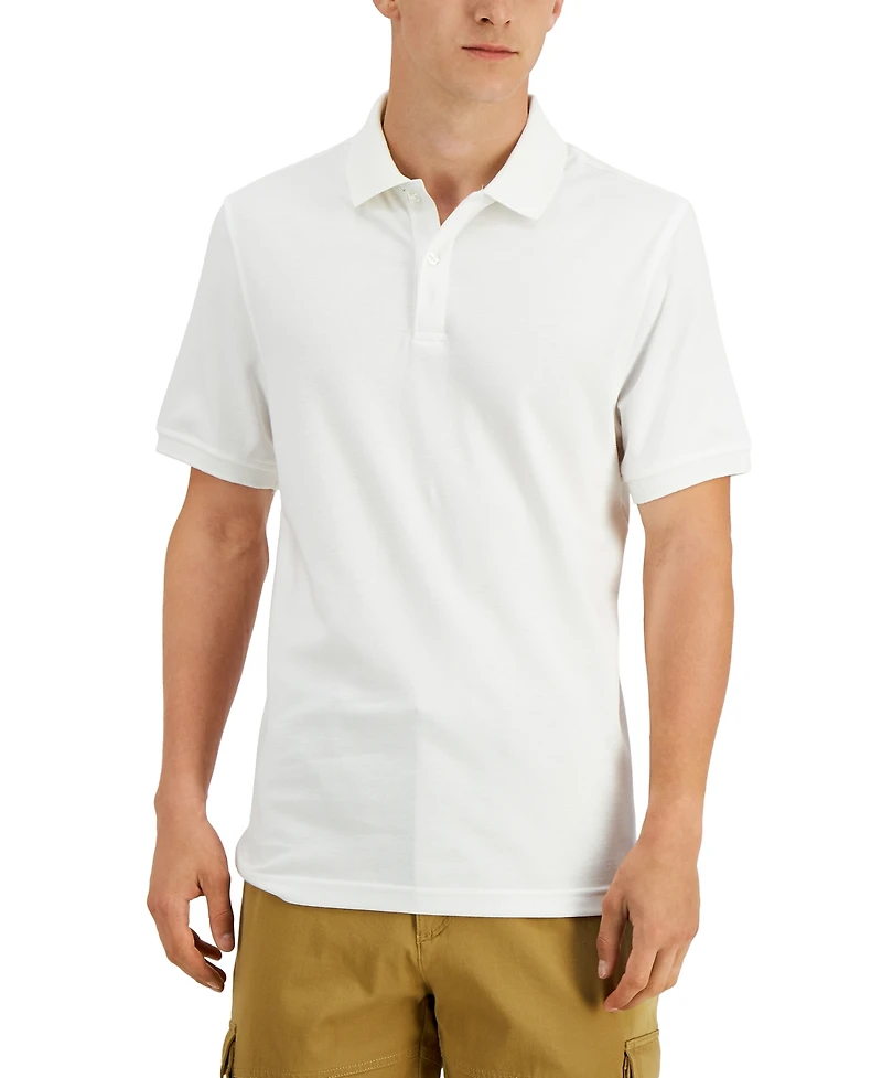 Club Room Men's Soft Touch Interlock Polo