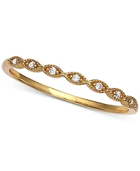 Giani Bernini Cubic Zirconia Beaded Band, Created for Macy's