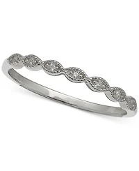 Giani Bernini Cubic Zirconia Beaded Band, Created for Macy's