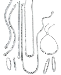 Diamond In and Out Earrings (5 ct. t.w.) in 14k White Gold