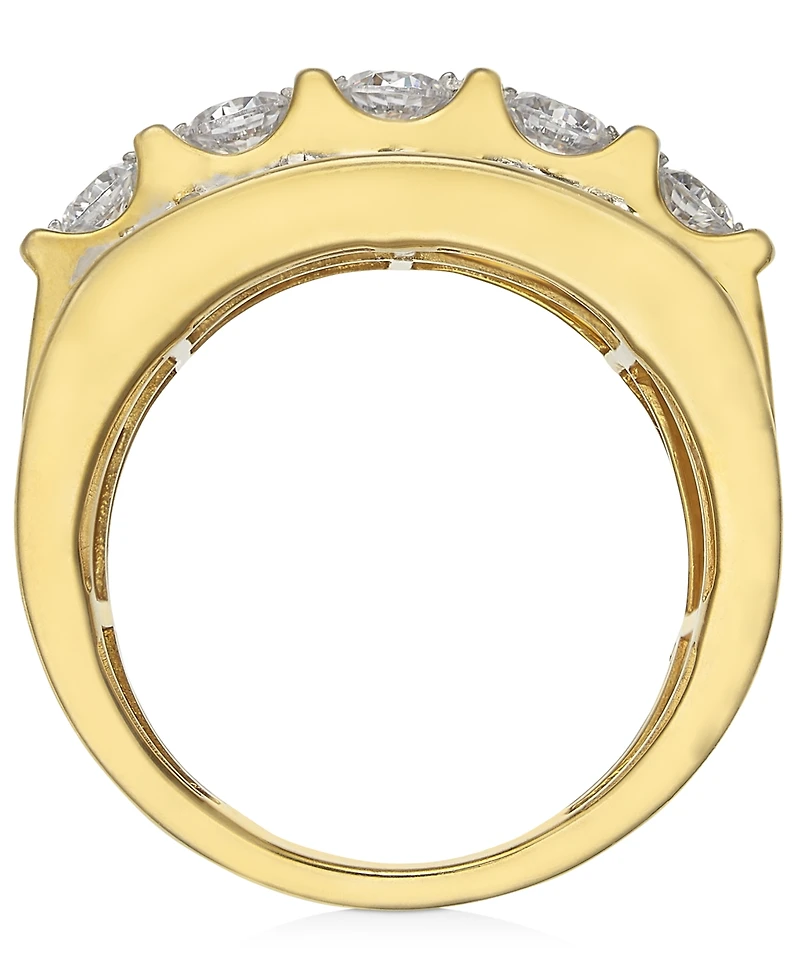 Men's Diamond Elevated Cluster Ring (3 ct. t.w.) 10k Gold