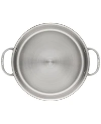 Le Creuset 4.5 Quart Stainless Steel Rondeau with Lid