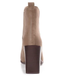 Journee Collection Women's Maxxie Stacked Block Heel Booties