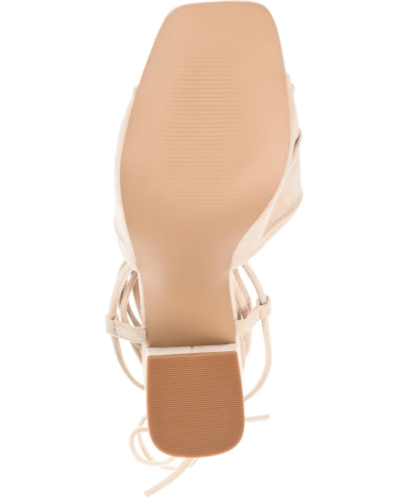 Journee Collection Women's Felisity Ruched Sandals