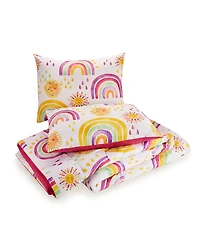 Urban Playground Rainbows and Suns 3 Piece Comforter Set, Full/Queen