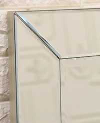 Empire Art Direct Solid Wood Frame Covered with Beveled Clear Mirror - 40" x 30"