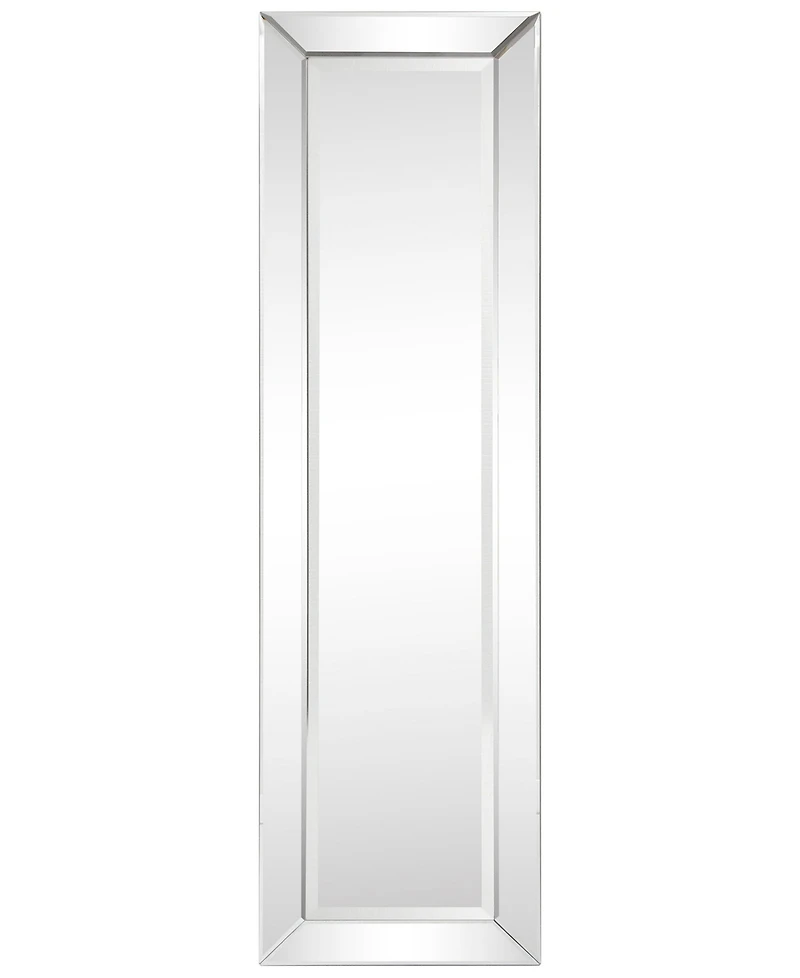 Empire Art Direct Solid Wood Frame Covered with Beveled Clear Mirror - 64" x 18"