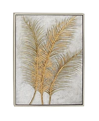 CosmoLiving by Cosmopolitan Gold Glam Canvas Wall Art, 48 x 36