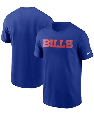 Men's Royal Buffalo Bills Team Wordmark T-shirt